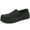 Black, variant on LongBay Men's Cozy Moccasin Slippers Loafer House Shoes with Memory Foam and Rubber Sole for Indoor Outdoor