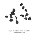 thumbnail image 6 of LOLIPPYY Black Rubber Mulch Granules for Playground and Synthetic Grass with Advanced Drainage System, 6 of 6