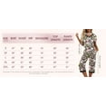 thumbnail image 5 of MINTREUS Women's Pajama Sets Short Sleeve Shirt and Capri Soft Pajama Sets with Pockets S-4XL, 5 of 7