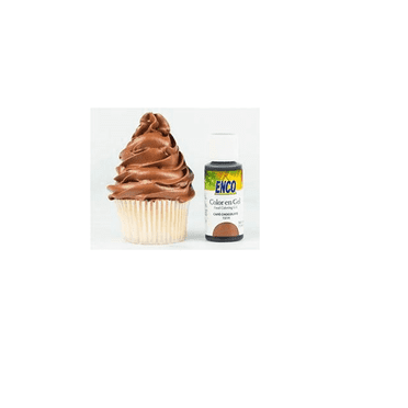 Enco Brown Gel Food Color 1.4 oz