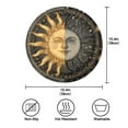 thumbnail image 4 of Round Placemat Heat Resistant & Wrinkle-Free Dining Table Decor Placemat For Home & Weddings Mestery Sun Illustration, 4 of 7