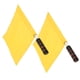 thumbnail image 5 of Bandera de juez de línea, bandera de mano de juez de línea de alto reconocimiento, colores brillantes para fútbol para fútbol ANGGREK  Otros Deportes, 5 of 8