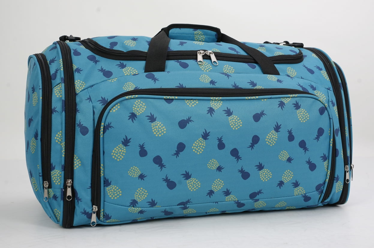 24" Duffel Bag Luggage, Hawaiian Pineapple Print
