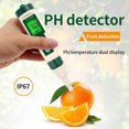 thumbnail image 3 of 2X Professional Food PH Meter High Accuracy Sensor Temp Acidity Tester for Meat Canning Dough Soil PH Meter, 3 of 5