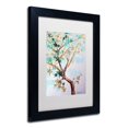thumbnail image 3 of Trademark Fine Art "Blue Maple" Canvas Art by Wendra, White Matte, Black Frame, 3 of 4