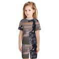 thumbnail image 5 of Balery Black Dragon Cliff Dawn Conjunto de Pijama Infantil de Manga Corta con Estampado – Ropa de Dormir de Algodón Suave-4X-Large, 5 of 5