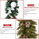 thumbnail image 5 of Guirnalda de Navidad Costway Iluminada 270 cm Con 50 Luces LED Piñas Pelotas Plateadas y Hojas, 5 of 7
