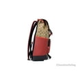 thumbnail image 3 of Coach (CE543) Track Colorblock Khaki Canvas Red Leather Logo Stamp Backpack Bag, 3 of 5