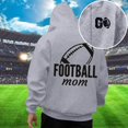 thumbnail image 1 of MHFRRA Sudadera con Capucha Informal para Hombre, Estilo Holgada, con Estampado de Fútbol, Cómoda y Cálida para Uso Diario En Otoño E Invierno Gris, 1 of 4