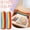 B, variant on Stress Relief Squishy Rainbow Strip Squeeze Fidget Colorful Ball Bright Rainbow Colors Slow Rising Sensory Squishy for Relaxation and Stress Management B