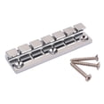 thumbnail image 7 of Chrome Plated 6 strings Taiiece Guitar Bridge with Screws Top Guitar Accessory, 7 of 7