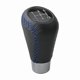 thumbnail image 1 of Blue Line-Car 5-speed gear head Ball head in genuine leather, 1 of 5
