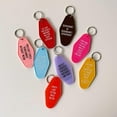 thumbnail image 5 of You Can't Spell Homeowner Without Meow Motel Style Keychain in Pink, 5 of 6