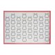 thumbnail image 1 of Tapete de silicona para hornear macarrones con diseño de corazones, antiadherente, resistente al calor, reutilizable para horno, barbacoa, repostería y galletas, fácil de limpiar, 1 of 3