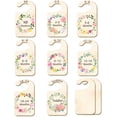 thumbnail image 6 of 10Pcs Wood Baby Wardrobe Dividers Flower Clothes Size Dividers Wreath Closet Organizers Nursery Decor from Newborn to 36 Month Hanger Baby Nursery Infant Hangers Divider for Newborn Shower, 6 of 9