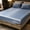 💖 Blue_Base#1373, variant on Summer Fitted Sheet Double Bed 78x71 Inch – Non Slip Mattress Cover , Soft Polyester Bed Sheet for Cool Naked Sleeping