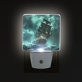 thumbnail image 3 of Old Ship in Storm Sea Night Light 2 Pack LED Nightlight Plug into Wall Dusk to Dawn Sensor Soft White, 3 of 7