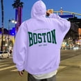 thumbnail image 1 of MHFRRA Sudadera con Capucha y Estampado de Letras para Una Comodidad Elegante y Uso Diario Gris, 1 of 5