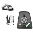thumbnail image 4 of Car Front Right Heated Side Door Wing Rear Mirror Lens Glass For Transit Mk8 2014-2020 150 250 Bk31, 4 of 5