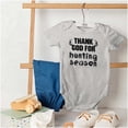 thumbnail image 4 of Thank God For Hunting Season Sport Romper Boys or Girls Infant Baby Brisco Brands 24M, 4 of 6
