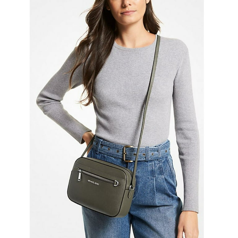 Michael Kors Women's Jet Set Large Saffiano Leather Crossbody Bag