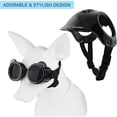 thumbnail image 6 of HQREA Puppy Motorcycle Helmet Sunglasses with Ear Holes and Adjustable Nylon Strap Dog Hard Hat for Outdoor, 6 of 6