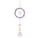 thumbnail image 1 of Cortina de cristal Wind Chime Prism Catchers Ornamento colgante Decoración (Púrpura) Tmvgtek Libre de BPA, 1 of 1