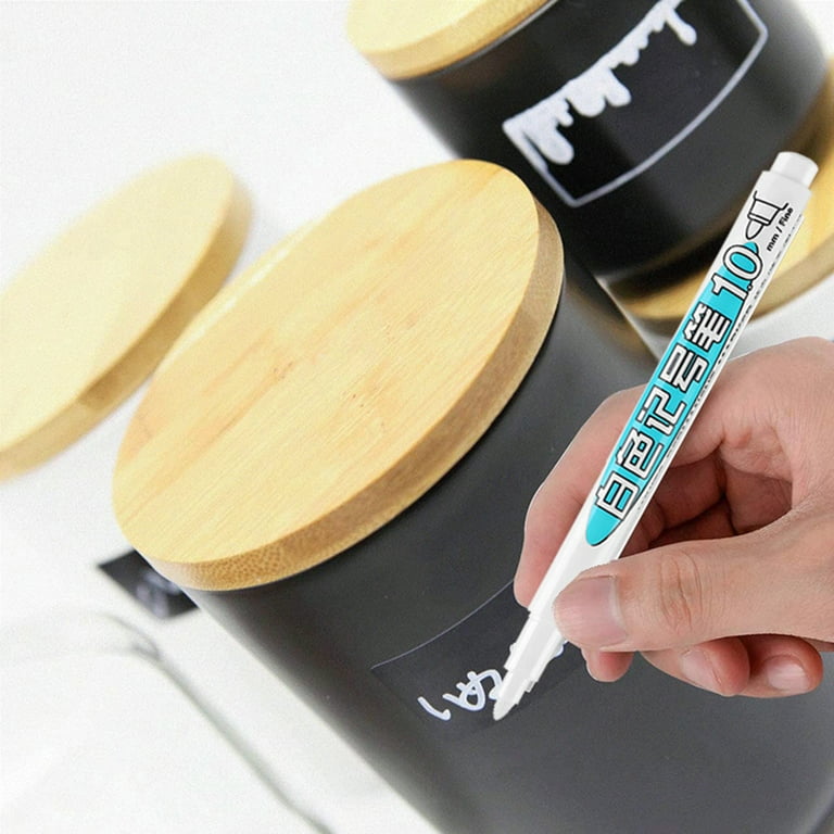 Paint Pens White Marker 6 Pack 2mm Acrylic White Permanent Marker White  Paint Pens For Rock Painting Stone Ceramic Glass Wood - Paint Markers -  AliExpress