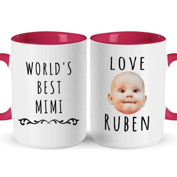 Customizaholic Personalized Photo Mimi Mug – World’s Best Mimi Custom Grandparent Gift Coffee Mug