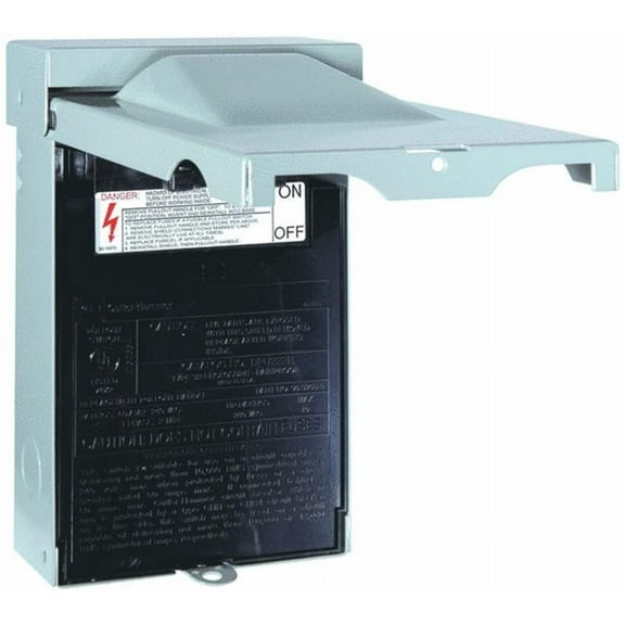 Eaton DPU222RP Disconnect Switch, AC, 60A, 2P, 120/240V, Pull-Out, Metallic