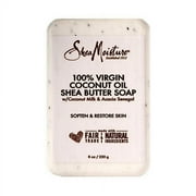 Shea Moisture 100% Virgin Coconut Oil Shea Butter Body Soap, 8 Oz, 6 Pack