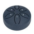 thumbnail image 1 of Tambor de Lengua de Acero, Tambor de Lluvia de 3 Pulgadas y 6 Tonos, Tambor de Mano para Meditacia y Yoga, 1 of 7