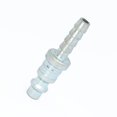 thumbnail image 1 of 1/2" Body x 3/8" Hose ID Barb Industrial Interchange Nipple Steel, 1 of 1