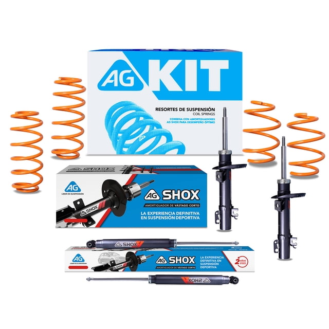 Kit Deportivo AG para Auto Completo para Volkswagen Polo 2010 a 2020 8 Piezas Nuevos