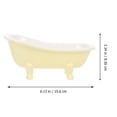 thumbnail image 2 of Bol à Dessert en Forme de Baignoire Bol à Crème Glacée Bol de Rangement en Céramique, 2 of 9