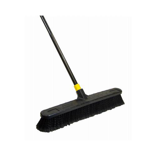 Quickie Mfg 00594 Push Broom, Tampico Bristles, 24In.