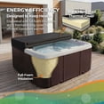 thumbnail image 6 of Lifesmart Coronado (LS600DX) Hot Tub - 7 Person, 65-Jet, 220v Spa, Sea Salt/ Espresso Brown, 6 of 20