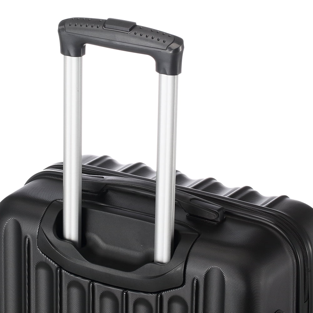 3-Piece Multifunctional Travel Storage Suitcase (20"/24"/28"), Large Capacity, Durable, for Travel & Daily, Black