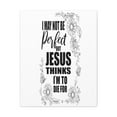 thumbnail image 5 of Scripture Walls Jesus Thinks Bible Verse Canvas Christian Wall Art Ready to Hang Unframed, 5 of 17