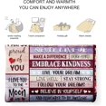thumbnail image 4 of Blanket for Wife 60''x 80" to My Wife Throw Blanket I Love You Super Soft Throw Blankets Gift for Birthday, Mothers Day, Valentines Day,Christmas,Anniversary, 4 of 5