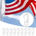 thumbnail image 4 of 12Pcs Flag Pole Clip Snap Hooks Flag Clips Flag Pole Accessory - Attach Flags Hooks to Halyard Rope, 4 of 5