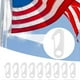 thumbnail image 4 of 12Pcs Flag Pole Clip Snap Hooks Flag Clips Flag Pole Accessory - Attach Flags Hooks to Halyard Rope, 4 of 5
