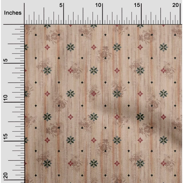 oneOone Polyester Lycra Dusty Rose Fabric Floral & Texture Dress Material Fabric Print Fabric By The Yard 56 Inch Wide