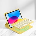 thumbnail image 6 of Timoom 360 Rotatable Keyboard Cover for iPad 10th Generation 10.9 inch 2022,Full Wrap Back Stand Shell Design with Magnetic Detachable Cute Round Keyboard and Built-in Capacitive Pen Slot, 6 of 7