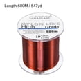 thumbnail image 2 of Uxcell 547Yard 8Lb Fluorocarbon Coated Monofilament Nylon Fishing Line Wine Red, 2 of 7