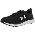 thumbnail image 1 of Under Armour womens Charged Assert 9 Running Shoe, Black/White, 10 Wide US, 1 of 5