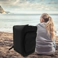 thumbnail image 6 of WHAMVOX 1Pcs Black Square Shaped Waterproof Backpack For Daily Use, 6 of 8