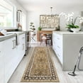thumbnail image 2 of Assile Runner Rug 2' x 6' Washable Rugs for Hallway Moroccan Carpet Vintage Rug, Brown, 2 of 7