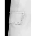 thumbnail image 2 of Abez Premium Style Men's White Two Button Soft Genuine Lambskin Leather Blazer Party Wear Coat, 2 of 2