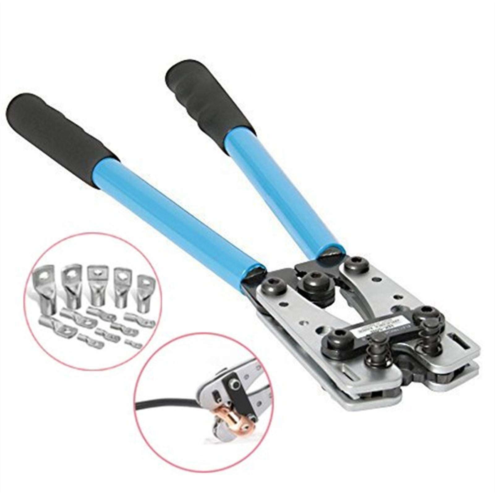 Jewii Crimping Plier 6-50mm AWG 22-10 Tube Terminal Crimper Hex Crimp Tool Multitool Battery Cable Lug Cable Hand Tools ,Durability That Lasts